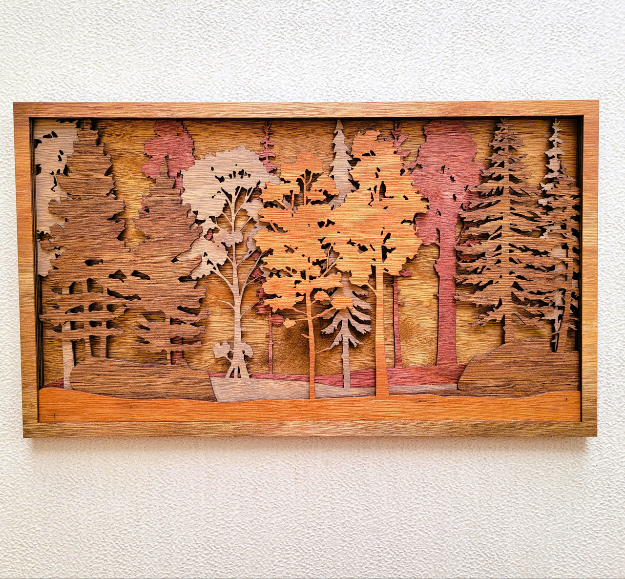 Forest Scene Wood Wall Art