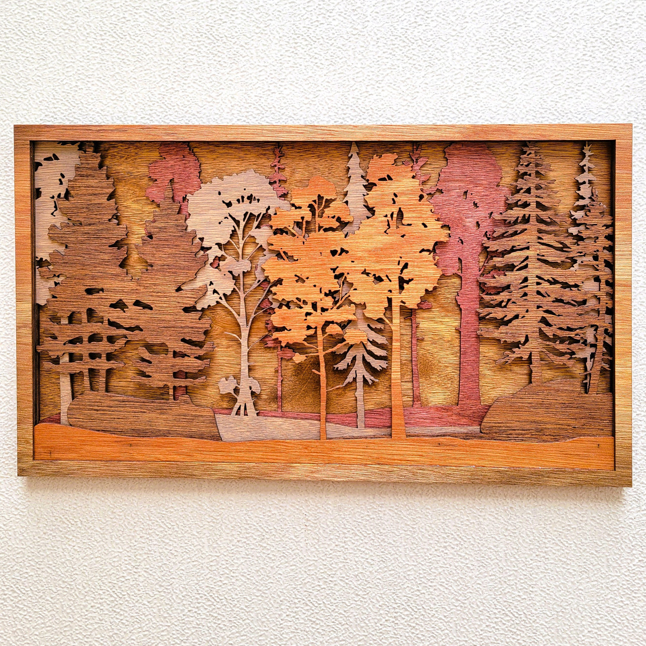 Forest Scene Wood Wall Art