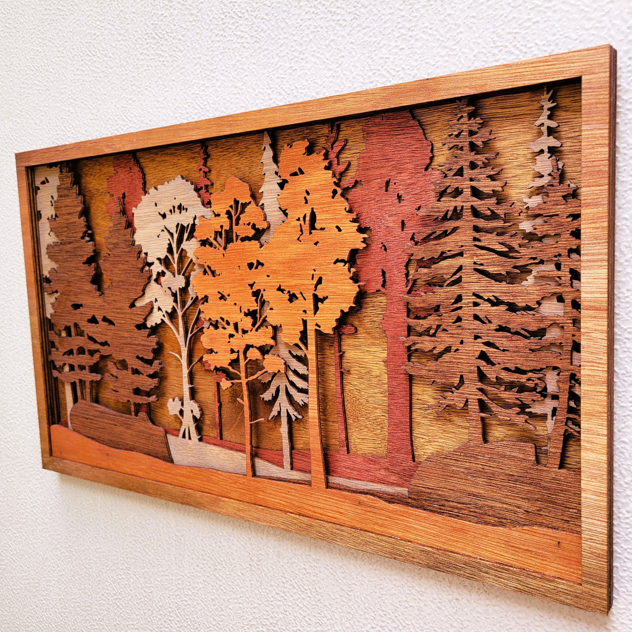 Forest Scene Wood Wall Art