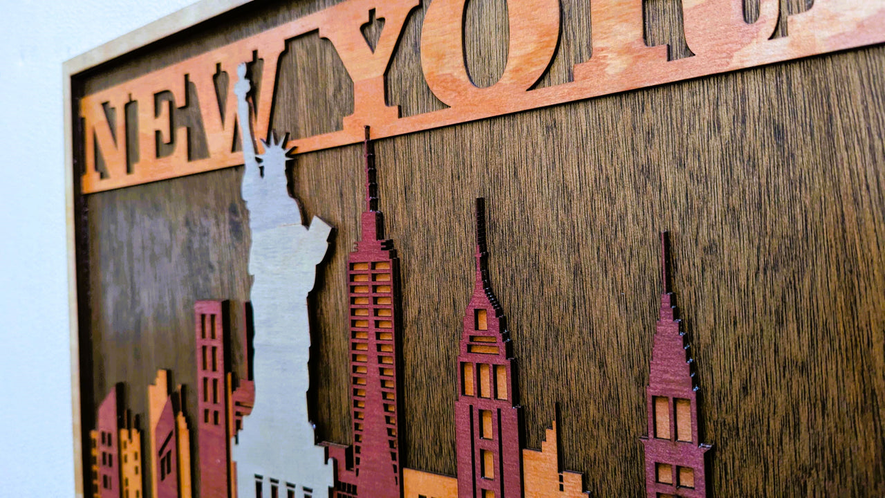 New York City Wood Wall Art