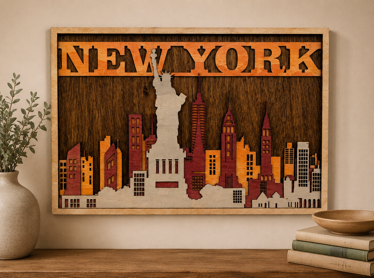 New York City Wood Wall Art