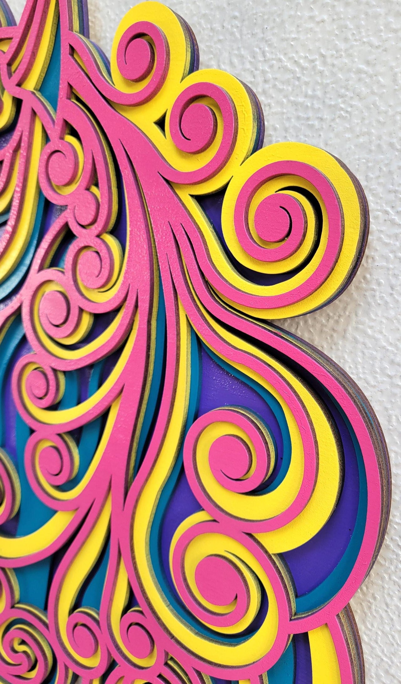 Unicorn Wall Art, Limited Edition Laser Multi Layer Wood Art