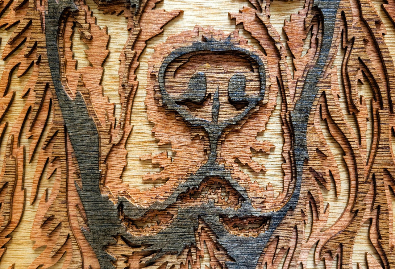 3D Cocker Spaniel Wood Wall Art: Limited Edition, Hand-Stained