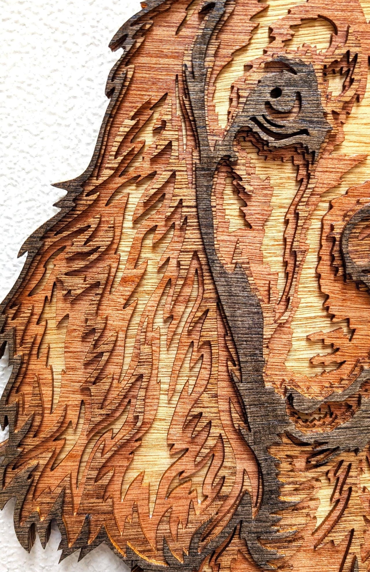 3D Cocker Spaniel Wood Wall Art: Limited Edition, Hand-Stained