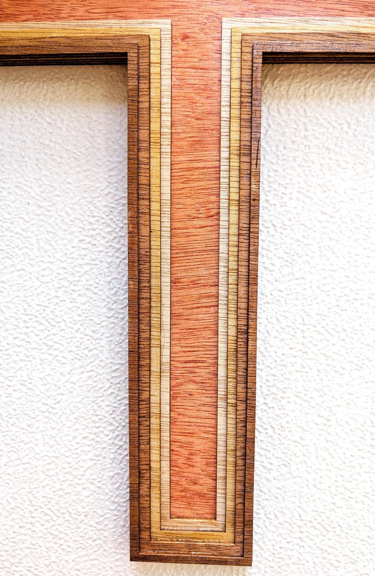 Multi Layered Wood Cross 17” Wall Art: Home Decor