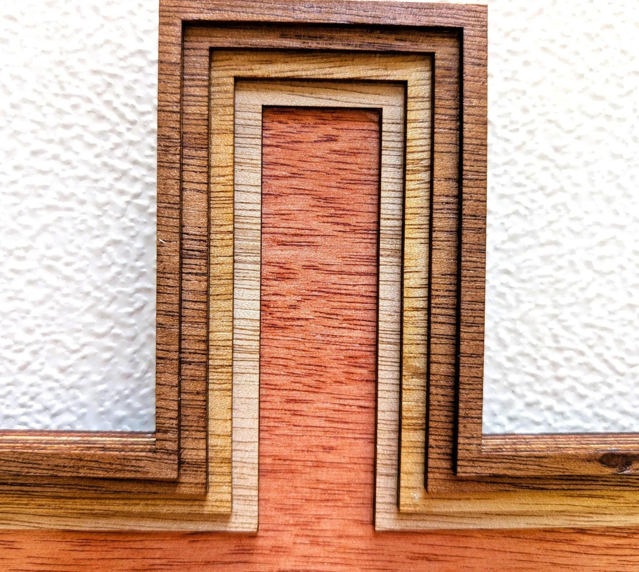 Multi Layered Wood Cross 17” Wall Art: Home Decor