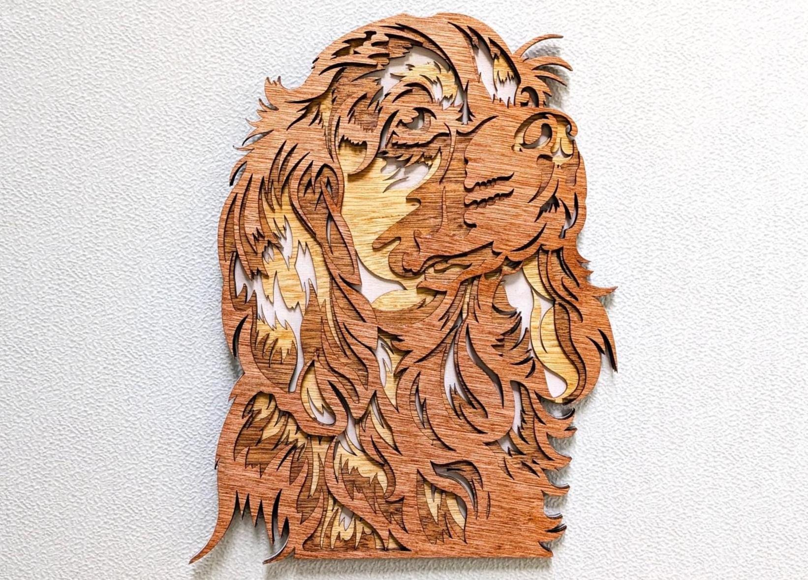 Fury Cocker Spaniel Wall Art: Multi-Layered Stained Wood for Dog Lover