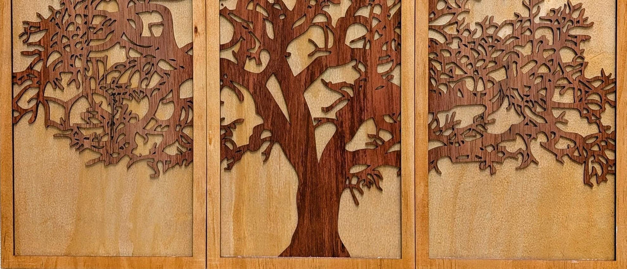 Tree of Life Multi Layered Wood Wall Art