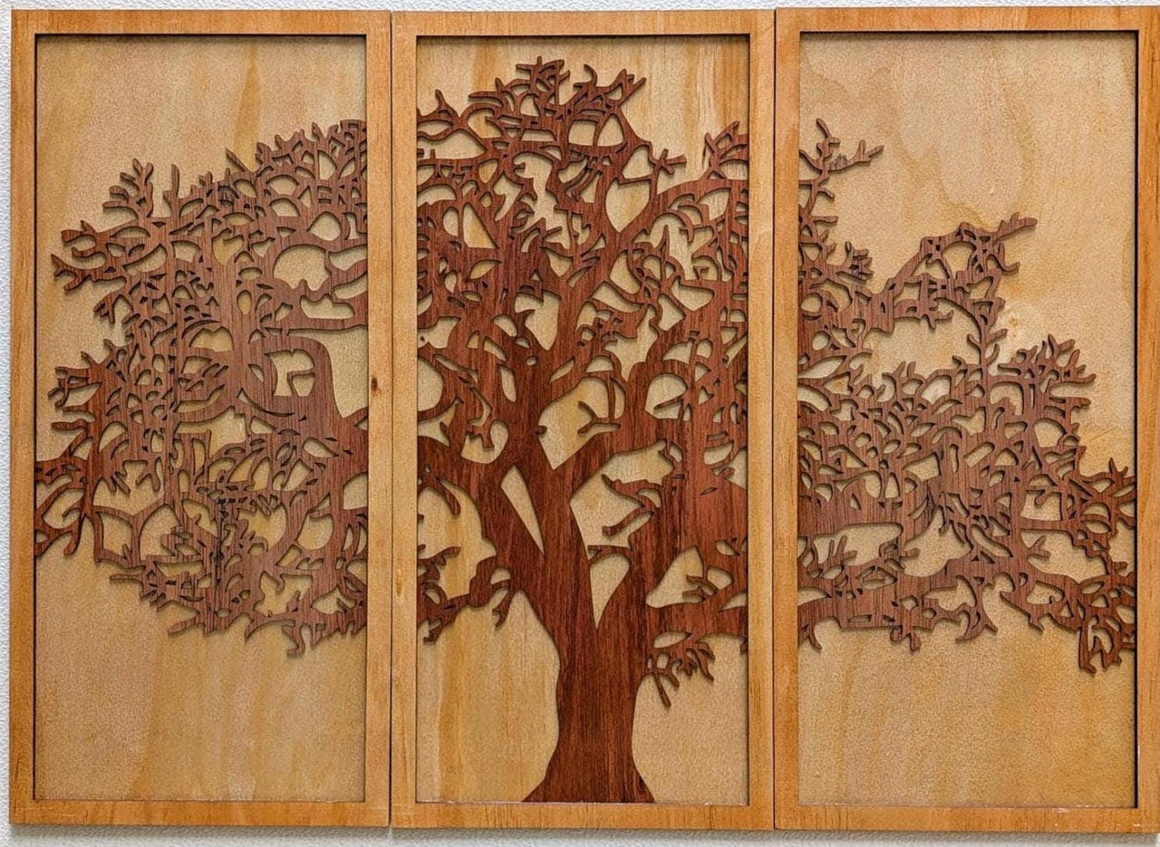 Tree of Life Multi Layered Wood Wall Art
