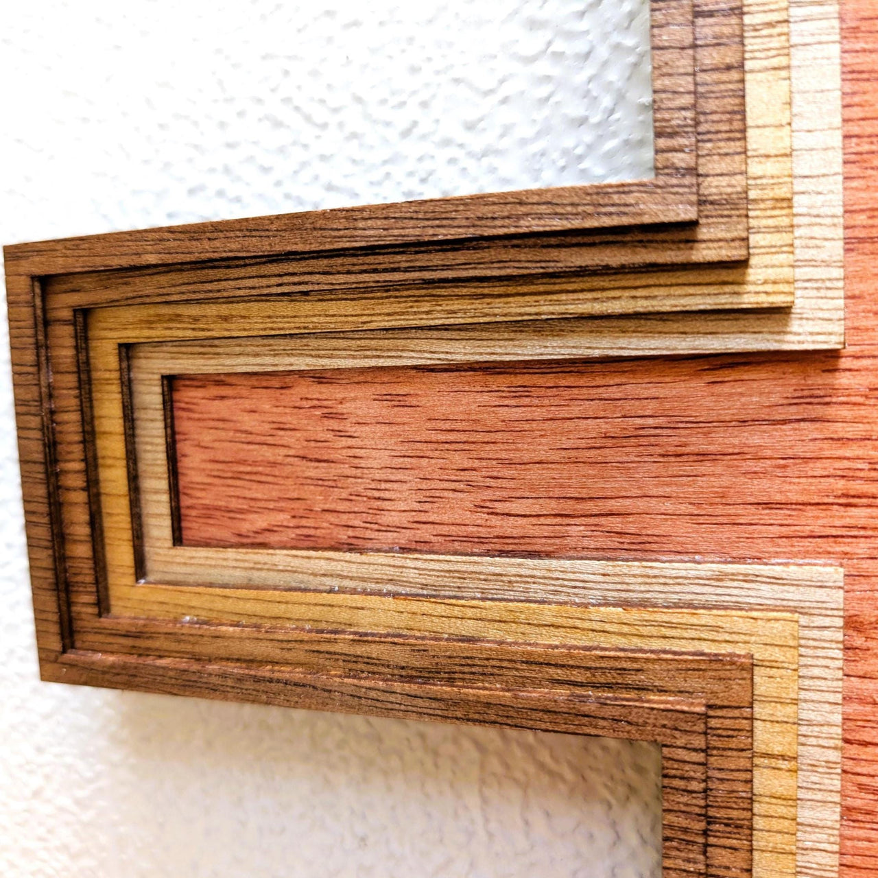 Multi Layered Wood Cross 17” Wall Art: Home Decor