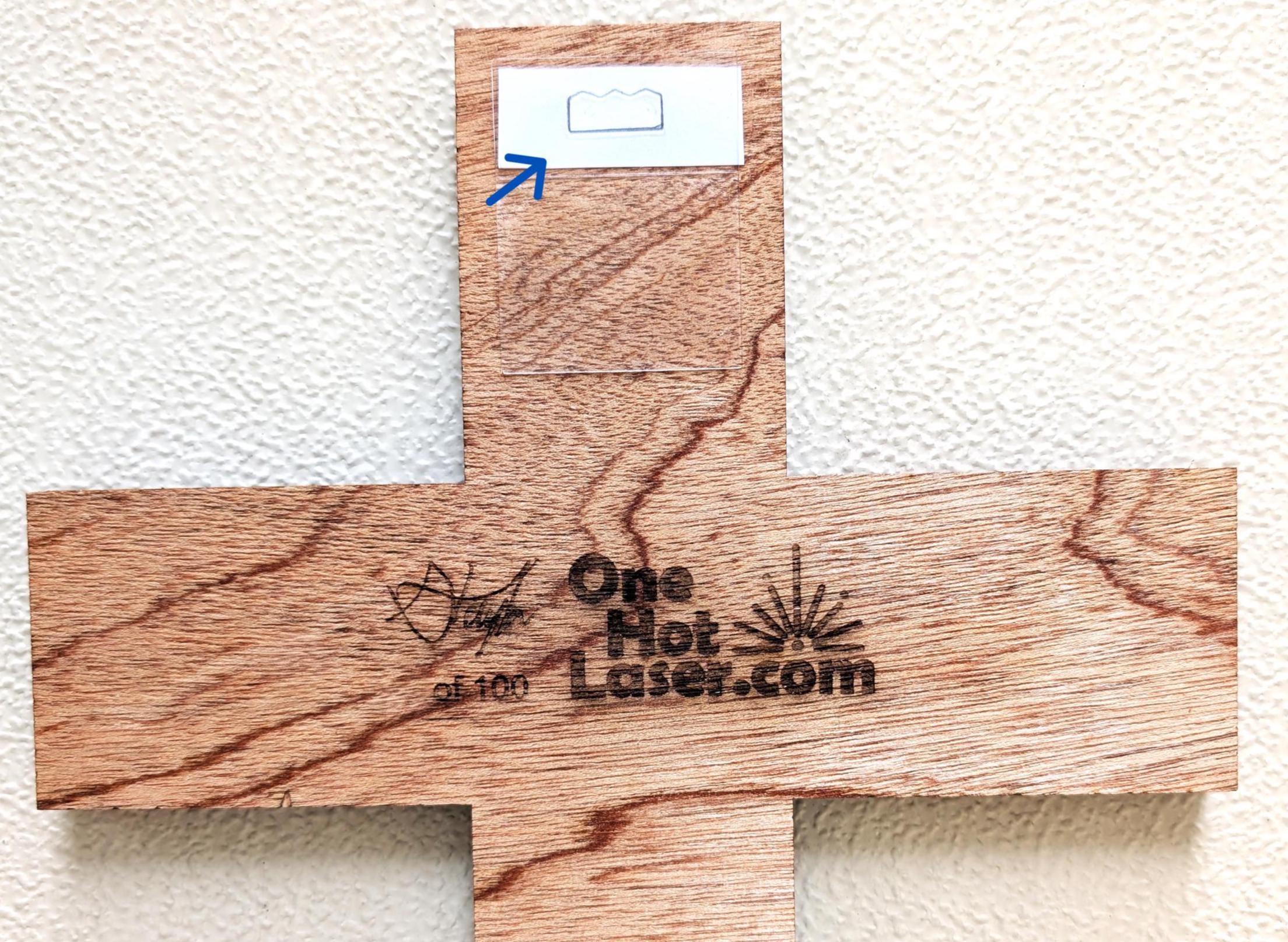 Wood Cross 17” Multi Layered Wall Art: 3D Laser Christian Home Decor