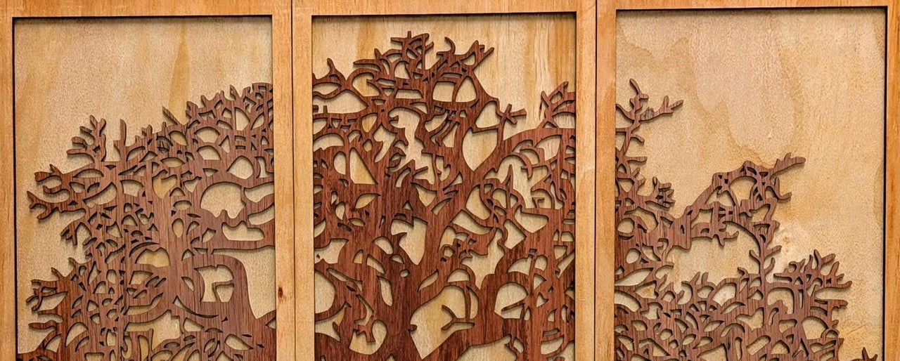 Tree of Life Multi Layered Wood Wall Art