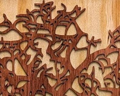 Tree of Life Multi Layered Wood Wall Art