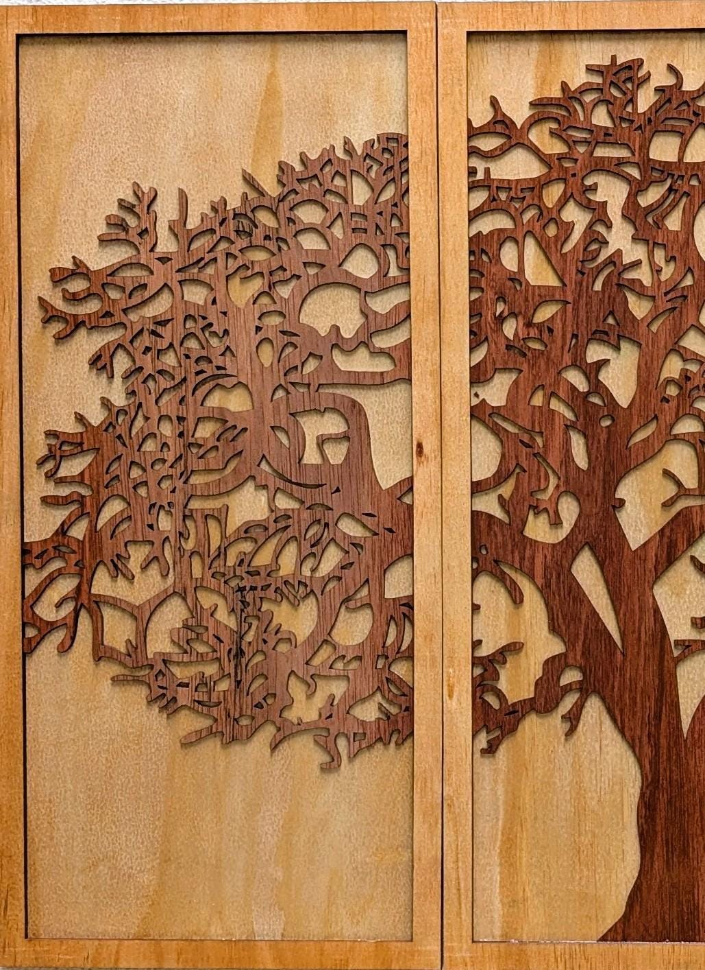 Tree of Life Multi Layered Wood Wall Art