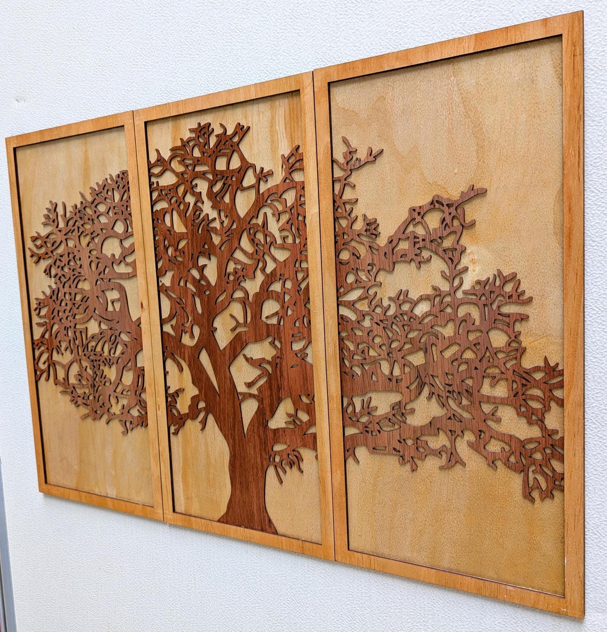 Tree of Life Multi Layered Wood Wall Art